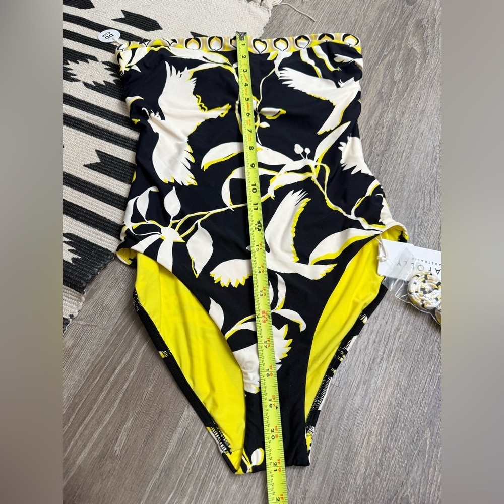 NWT Seafolly Birds of Paradise DD Bandeau One Piece US SIZE 6 - Picture 9 of 10